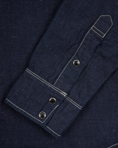 Iron Heart - Ihsh-444-IND 7oz Cotton/Linen Chambray