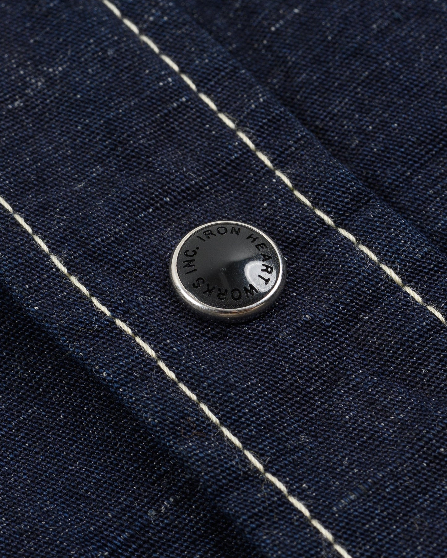 Iron Heart - Ihsh-444-IND 7oz Cotton/Linen Chambray