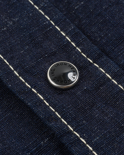 Iron Heart - Ihsh-444-IND 7oz Cotton/Linen Chambray