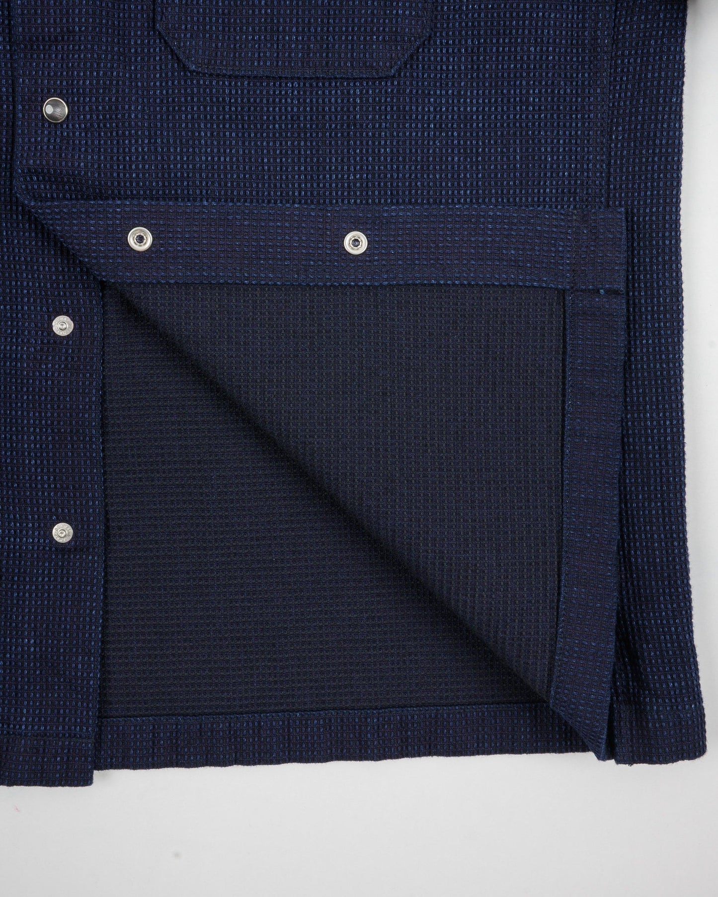 Iron Heart - Ihsh-445 Dobby Cloth Short Sleeve Mechanic Shirt - Indigo