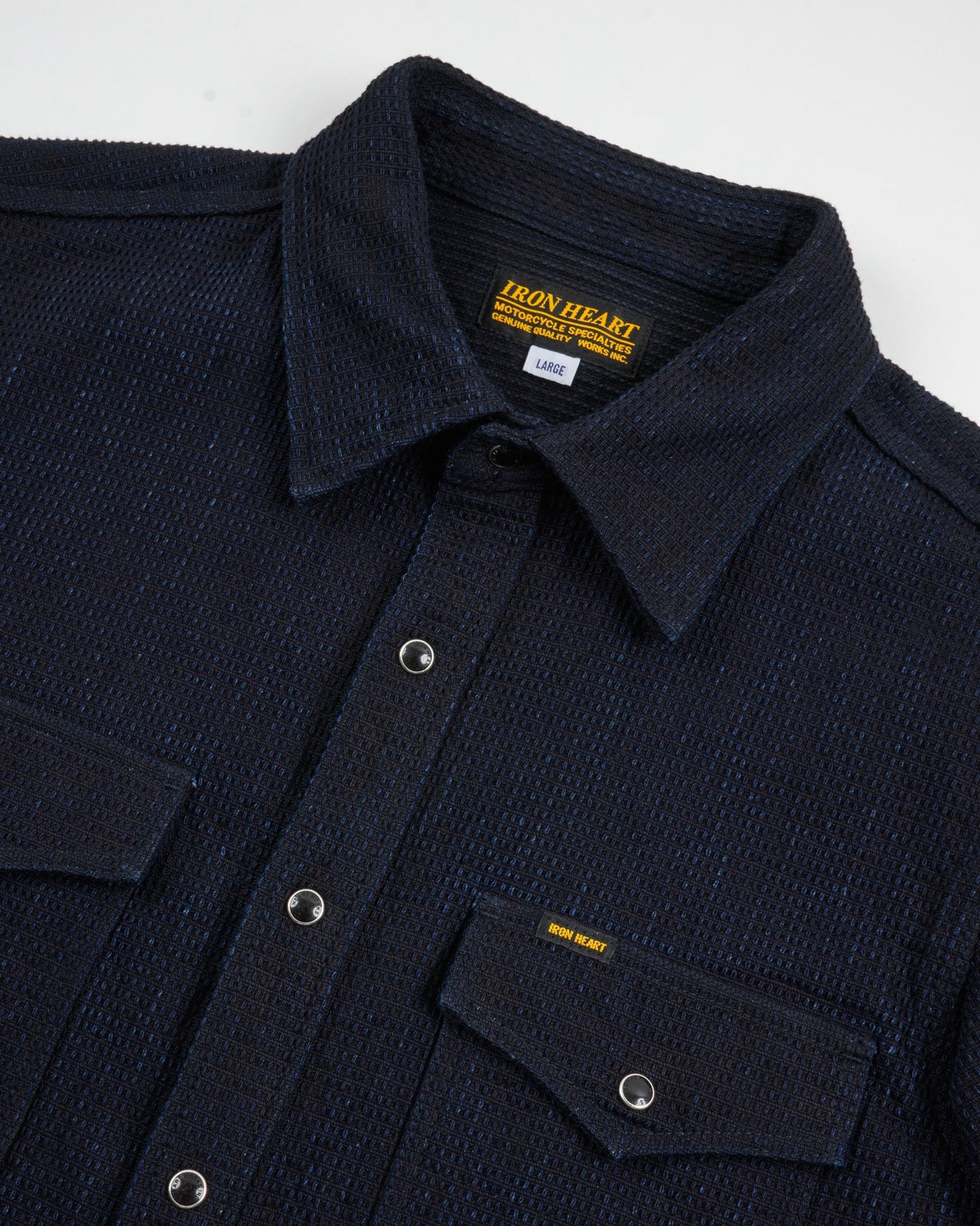Iron Heart - Ihsh-437 Indigo Dobby CPO