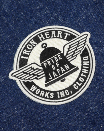 Iron Heart - IHJ-161 Neppy Selvedge Denim Coach Jacket - Indigo
