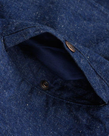 Iron Heart - IHJ-161 Neppy Selvedge Denim Coach Jacket - Indigo