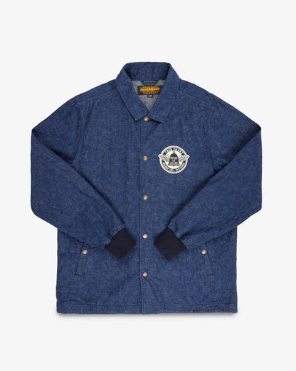 Iron Heart - IHJ-161 Neppy Selvedge Denim Coach Jacket - Indigo