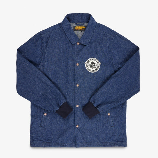 Iron Heart - IHJ-161 Neppy Selvedge Denim Coach Jacket - Indigo