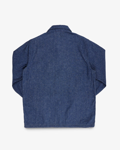 Iron Heart - IHJ-161 Neppy Selvedge Denim Coach Jacket - Indigo