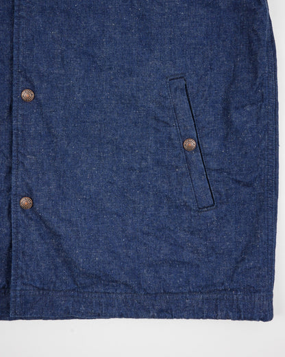 Iron Heart - IHJ-161 Neppy Selvedge Denim Coach Jacket - Indigo
