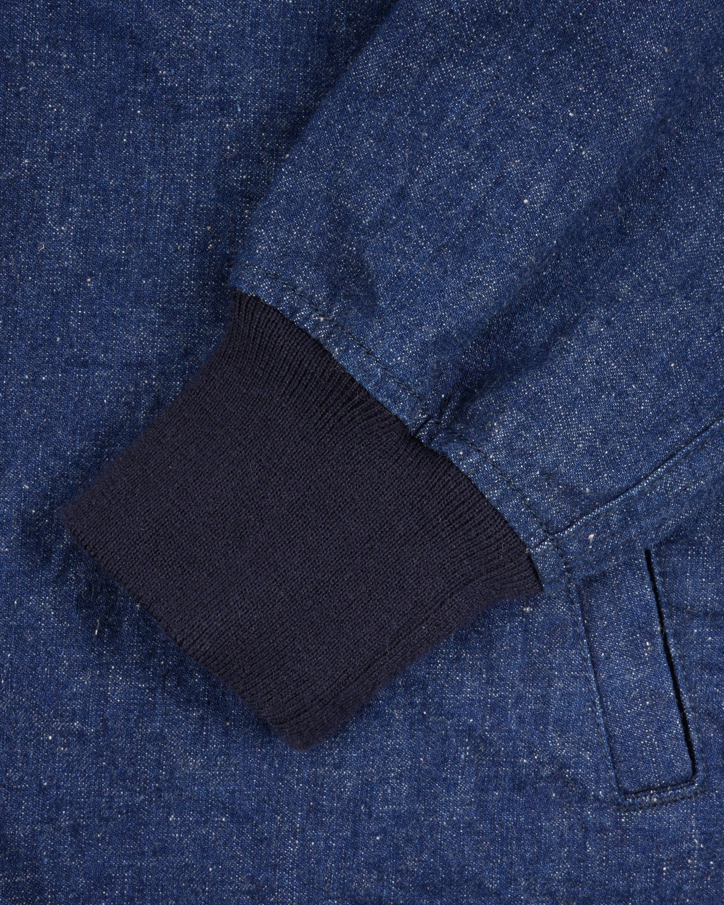 Iron Heart - IHJ-161 Neppy Selvedge Denim Coach Jacket - Indigo