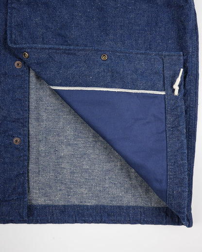 Iron Heart - IHJ-161 Neppy Selvedge Denim Coach Jacket - Indigo
