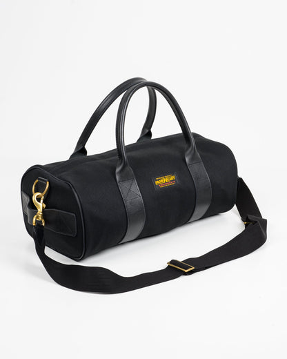 Iron Heart - Ihe-24 Blk Denim Duffel Back