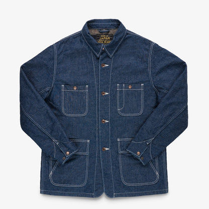 Iron Heart - IHJ-149-IND Denim Blanket Lined Chore Jacket