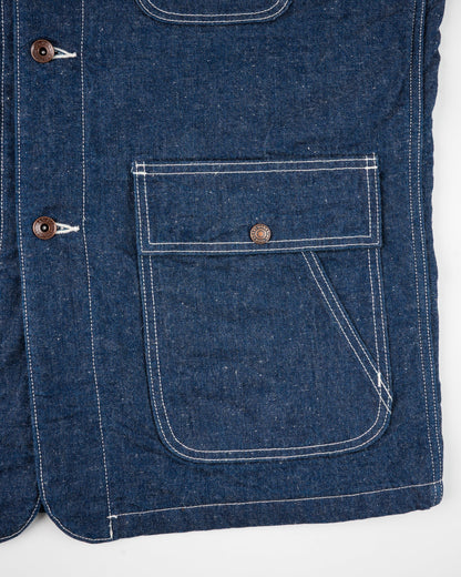 Iron Heart - IHJ-149-IND Denim Blanket Lined Chore Jacket
