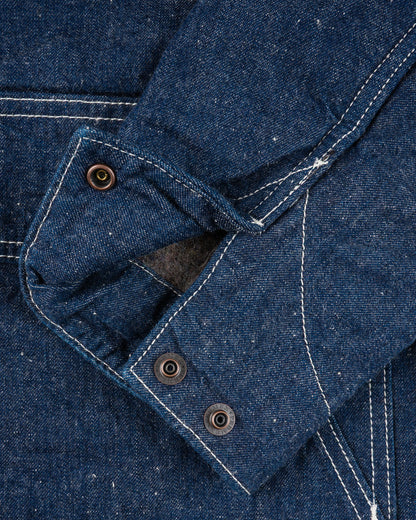 Iron Heart - IHJ-149-IND Denim Blanket Lined Chore Jacket