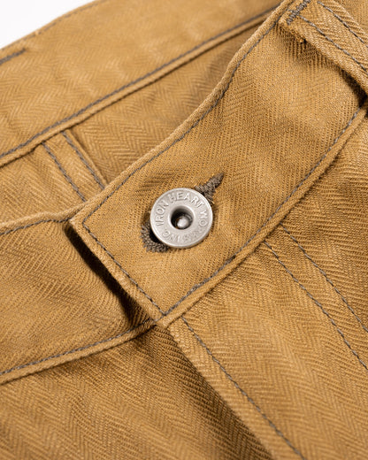 Iron Heart - IH-748 10oz Herringbone Pants - Brown