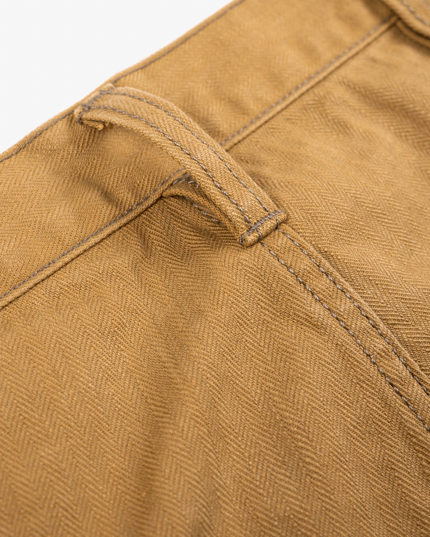 Iron Heart - IH-748 10oz Herringbone Pants - Brown