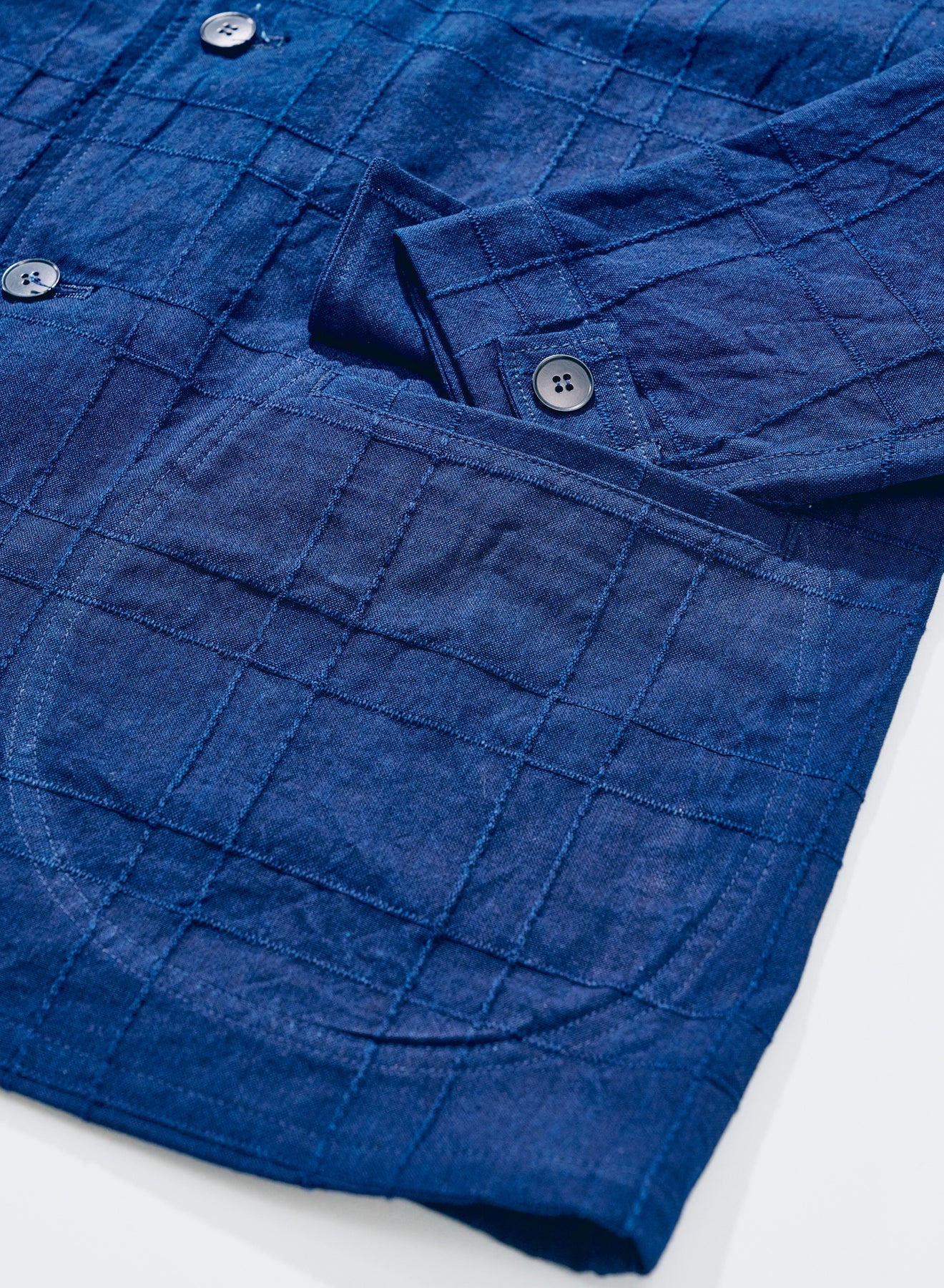 Samurai Jeans - SJSJK26-ARS Indigo Sashiko Jacket