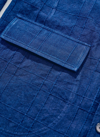 Samurai Jeans - SJSJK26-ARS Indigo Sashiko Jacket