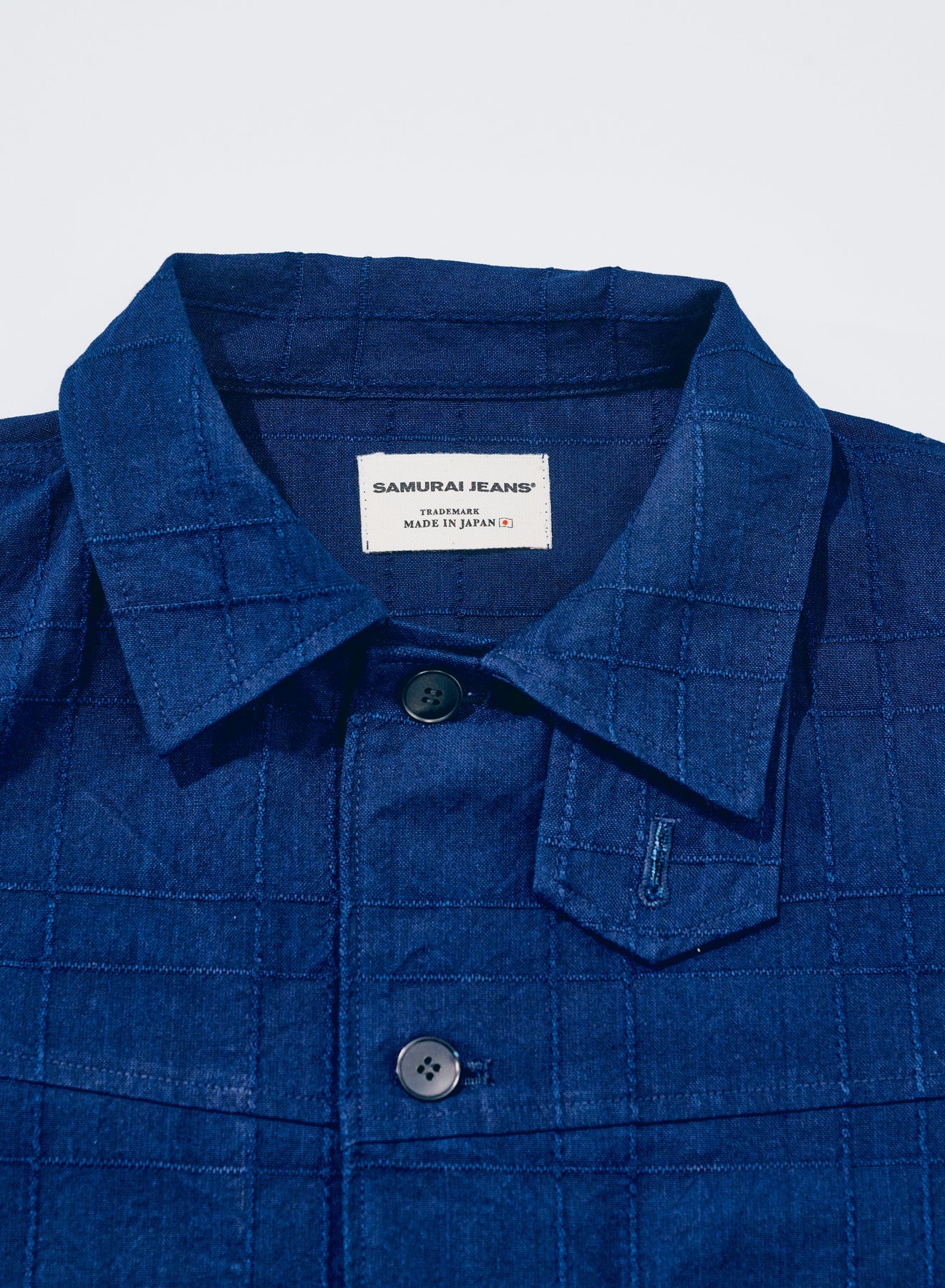 Samurai Jeans - SJSJK26-ARS Indigo Sashiko Jacket