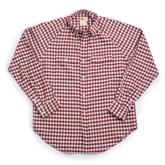 Heimat - Raglan Work Shirt Red Check Gingham