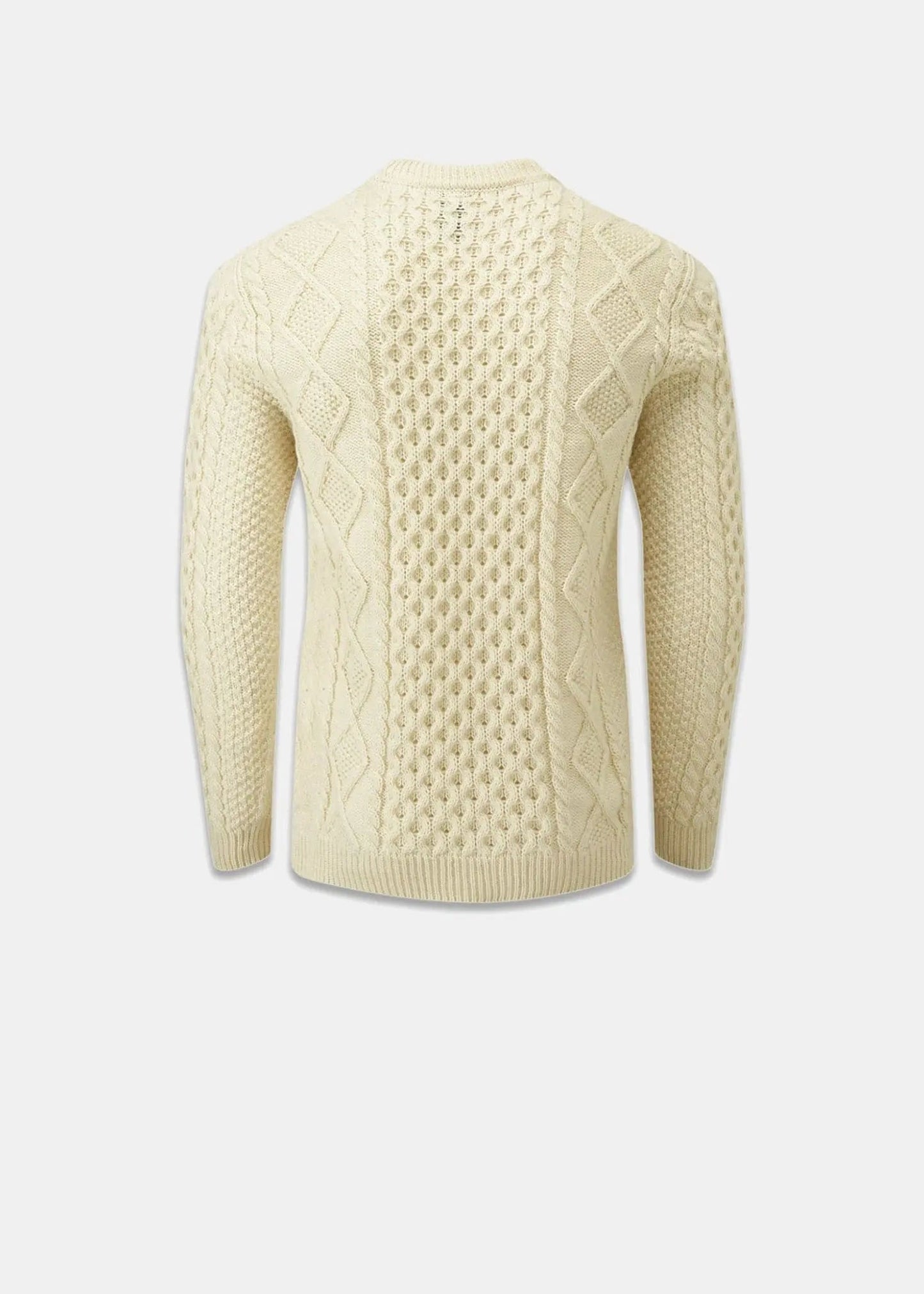 Gloverall - Aran Cable Knit Ecru