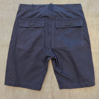 Tellason - Shorts, Fatigue Navy Herringbone