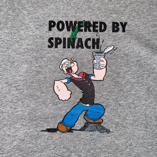 School of Life Projects - Popeye Ringer Spinach Tee (grey/navy)