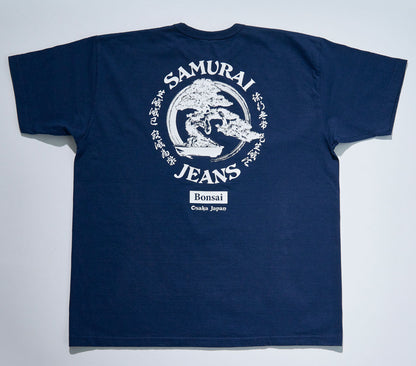 Samurai Jeans - SJST25-104L Bonsai Tee Navy