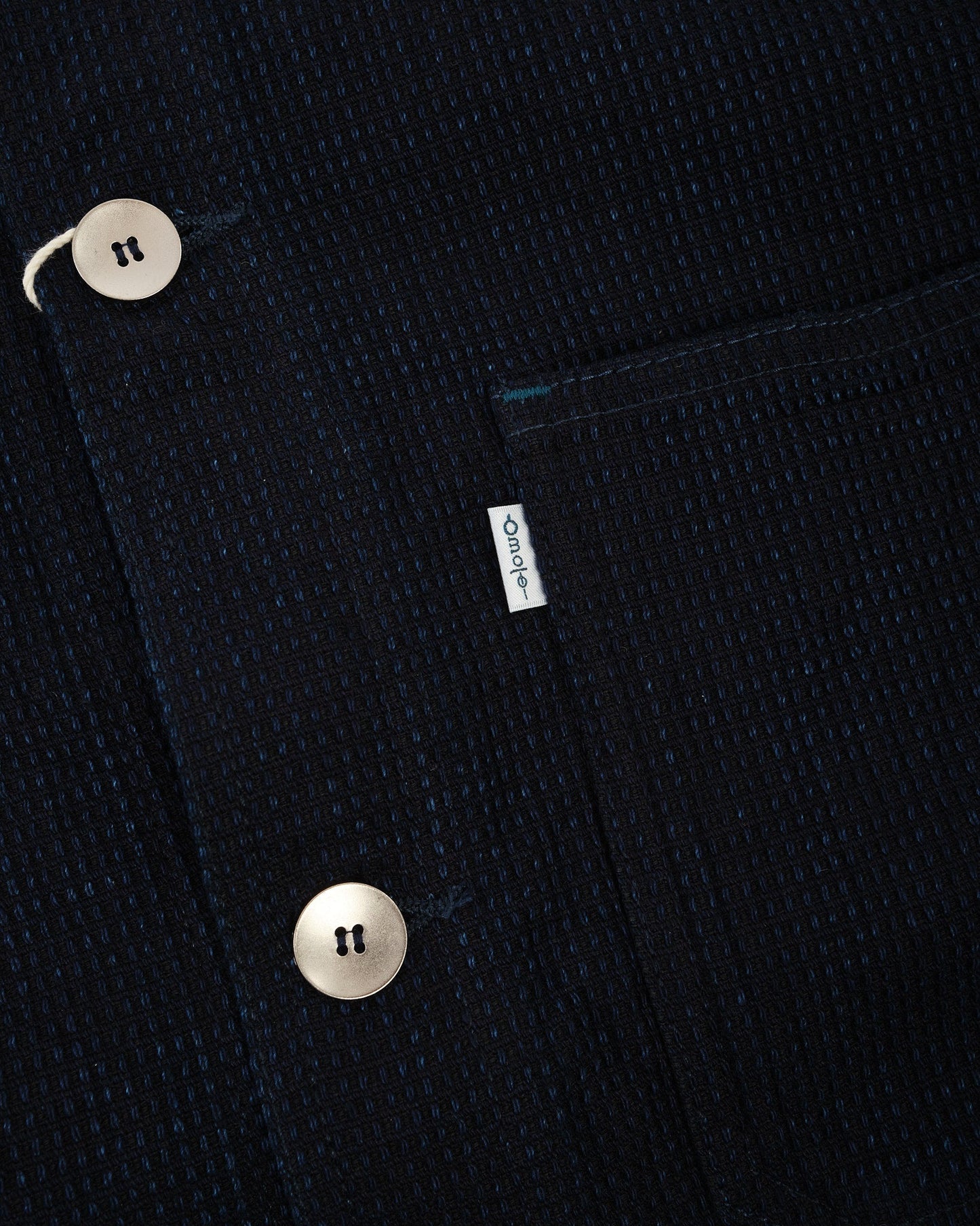 Omoto Denim - 3720 12oz Cube Sashiko Chore Jacket
