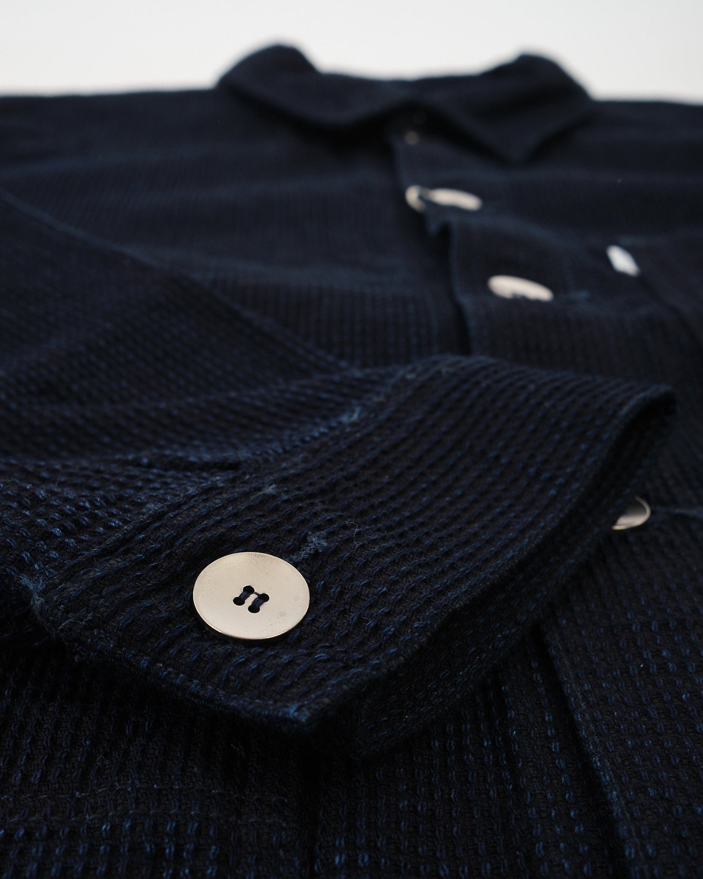 Omoto Denim - 3720 12oz Cube Sashiko Chore Jacket