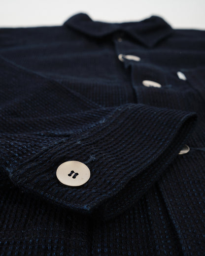 Omoto Denim - 3720 12oz Cube Sashiko Chore Jacket