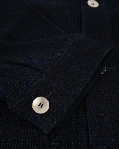 Omoto Denim - 3720 12oz Cube Sashiko Chore Jacket