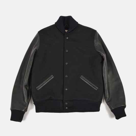 Dehen 1920 - Varsity Jacket Black-Black