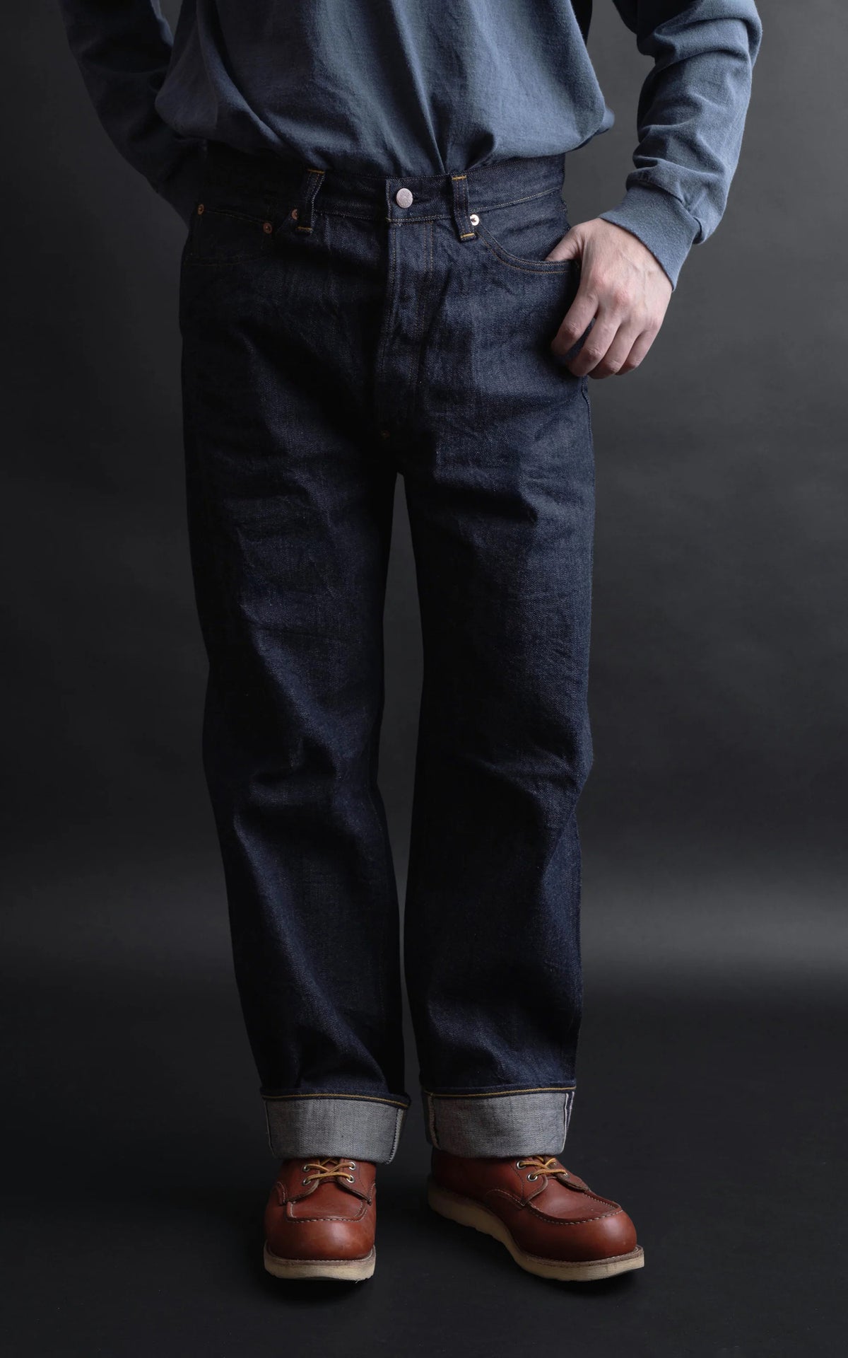 BIG JOHN - M103J-001-Indigo Buckaroo
