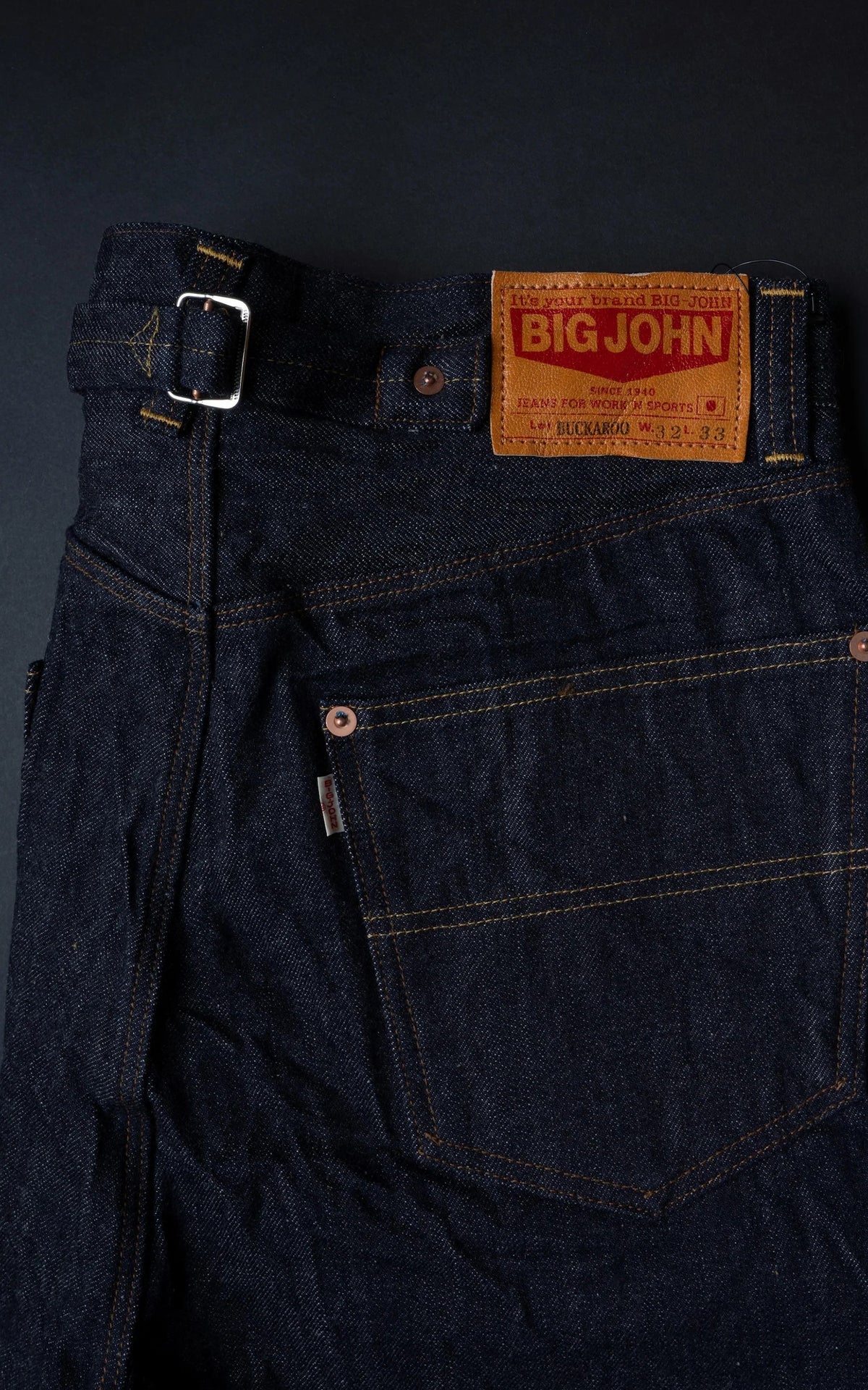 BIG JOHN - M103J-001-Indigo Buckaroo
