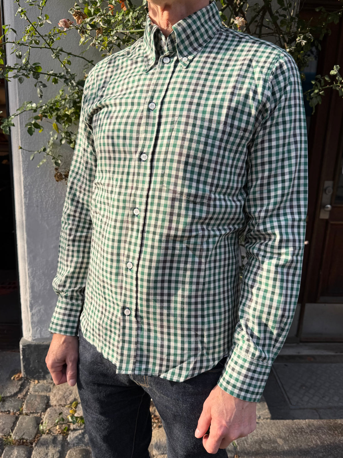 Mikkel Rude - Checked Shirt Green Button Down