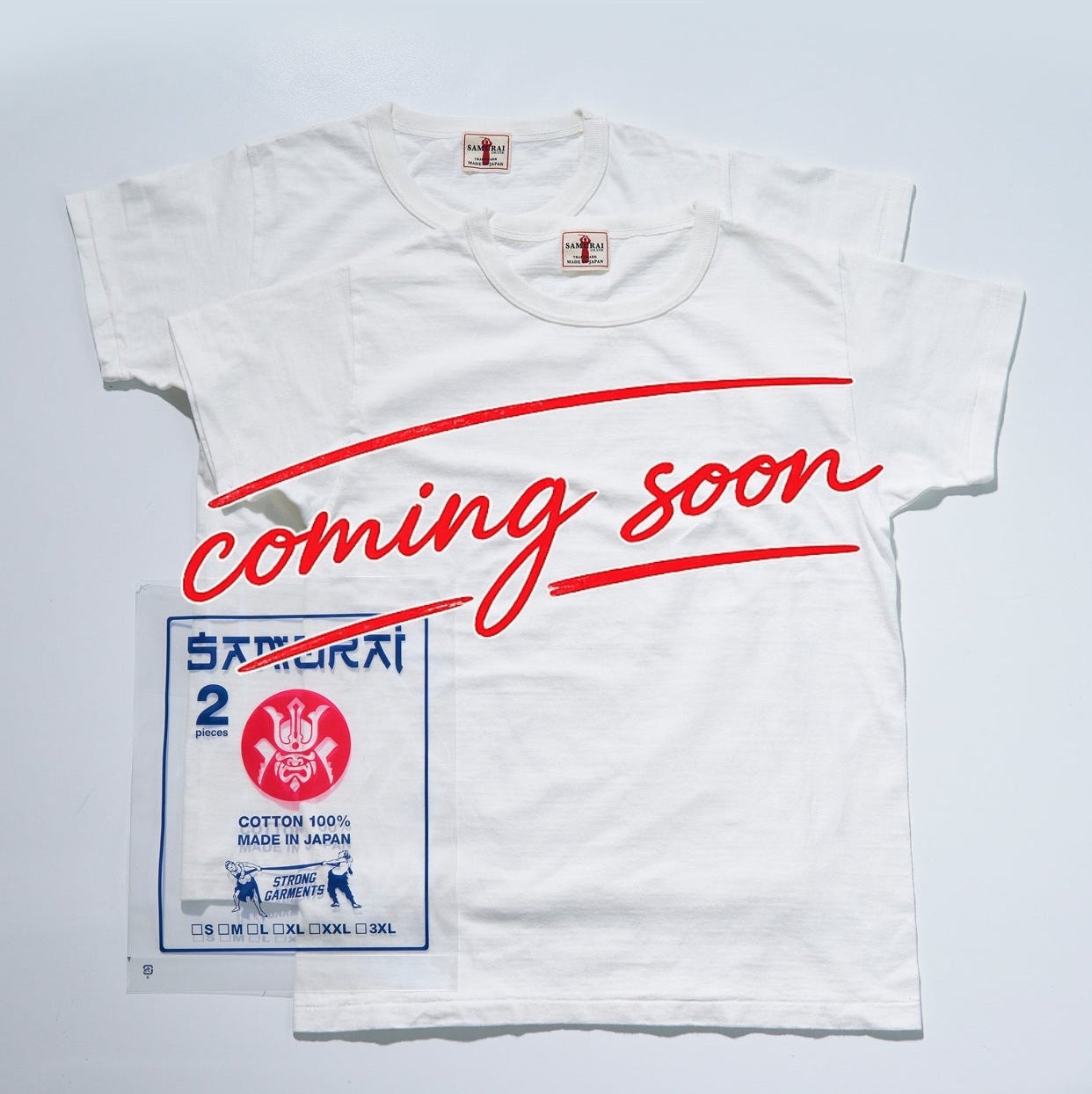 Samurai Jeans - SJ2PST Two Pack Tee White