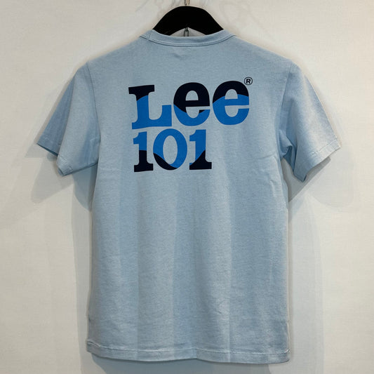 Lee 101 - Tee Sky Blue Back Print