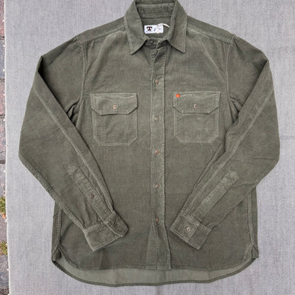 Tellason - Shirt, Clampdown Corduroy Olive