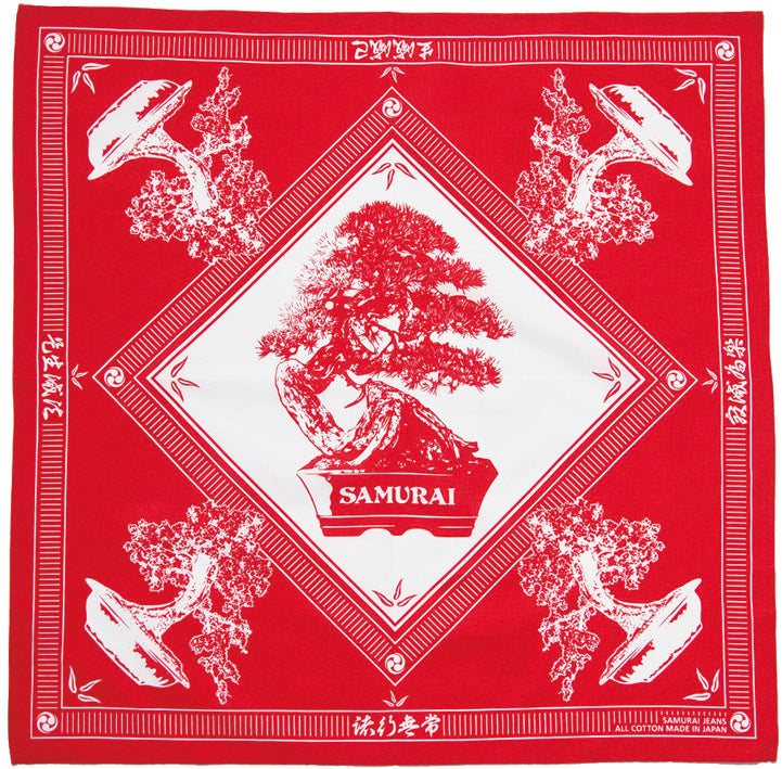 Samurai Jeans - Bandana Bonsai Red