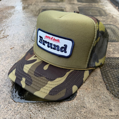 Brund - Logo Mesh Cap Camo