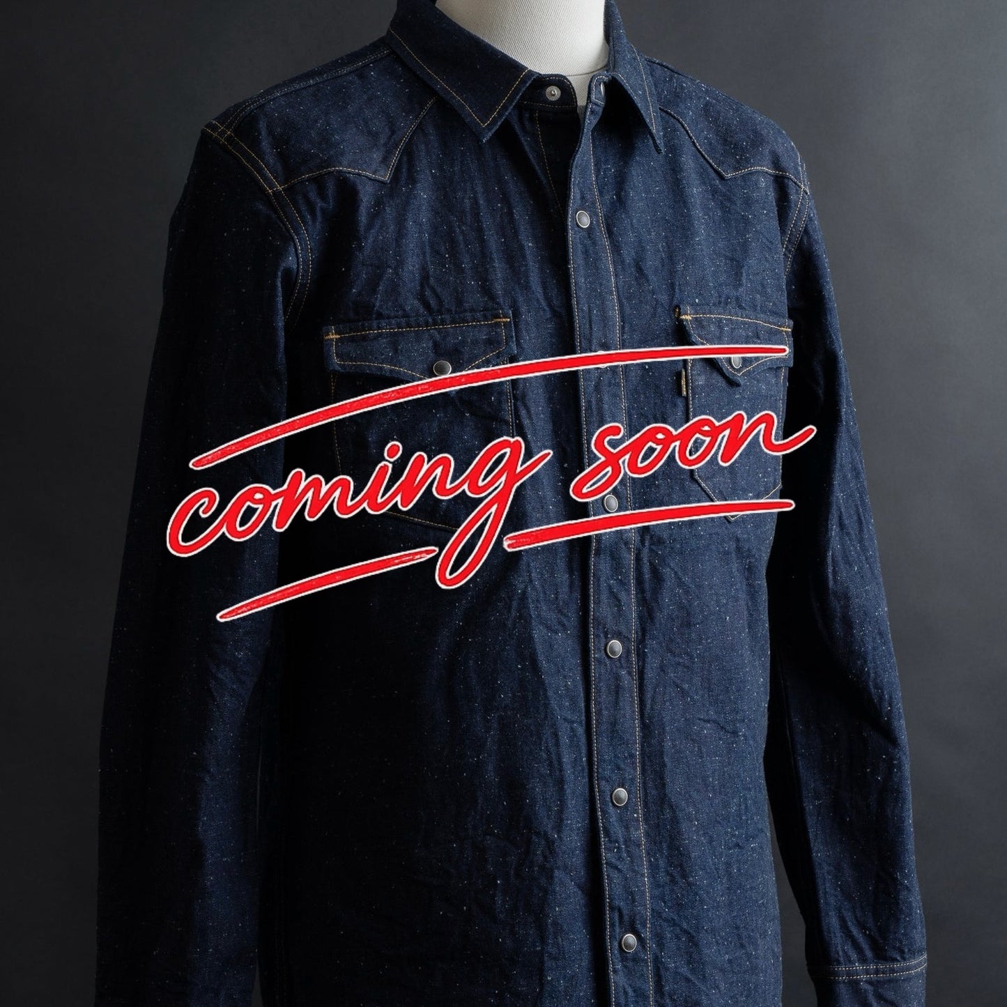 BIG JOHN - MS004E 10oz Nep Selvedge Denim Shirt