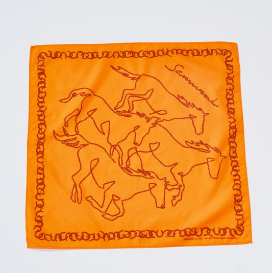 Samurai Jeans - Bandana SJ-BANDANA-03 (Horse Motif Bandana)