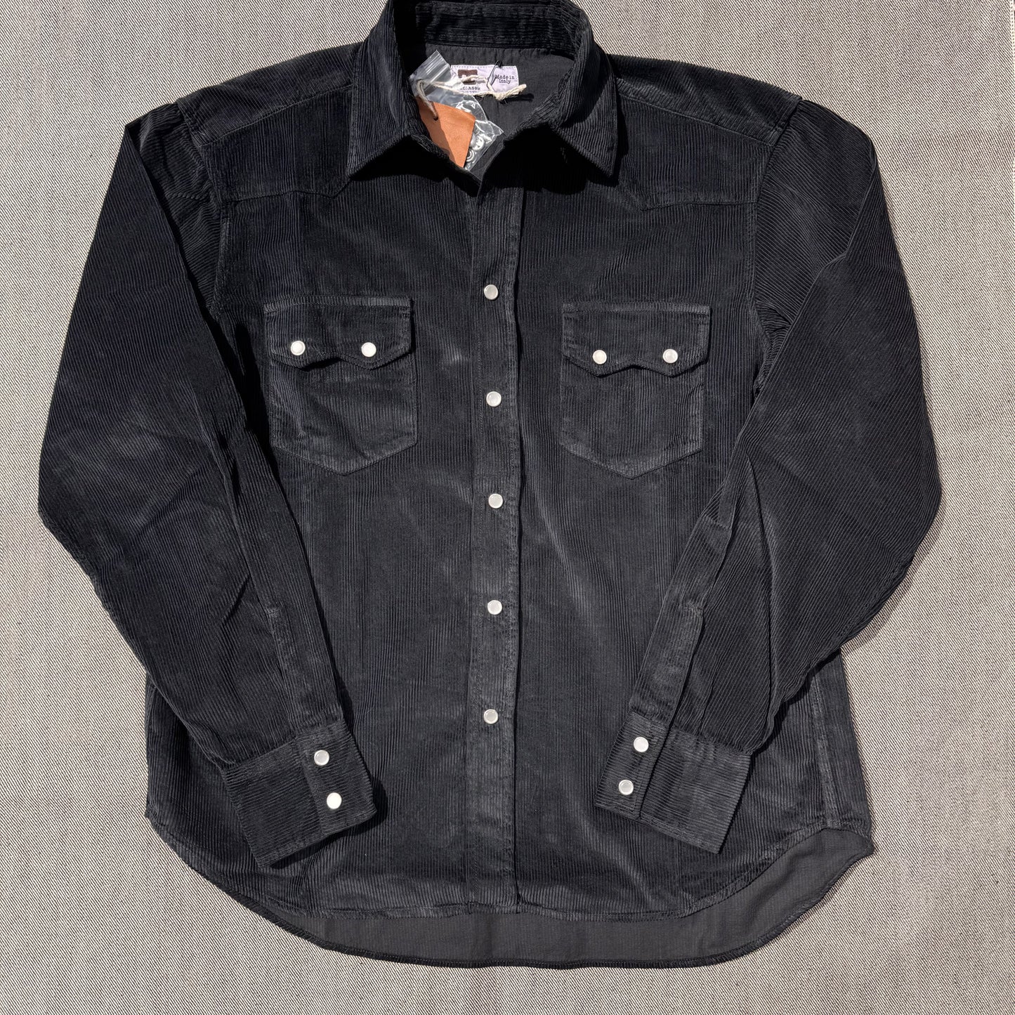 Tellason - Cowboy Shirt Black Corduroy