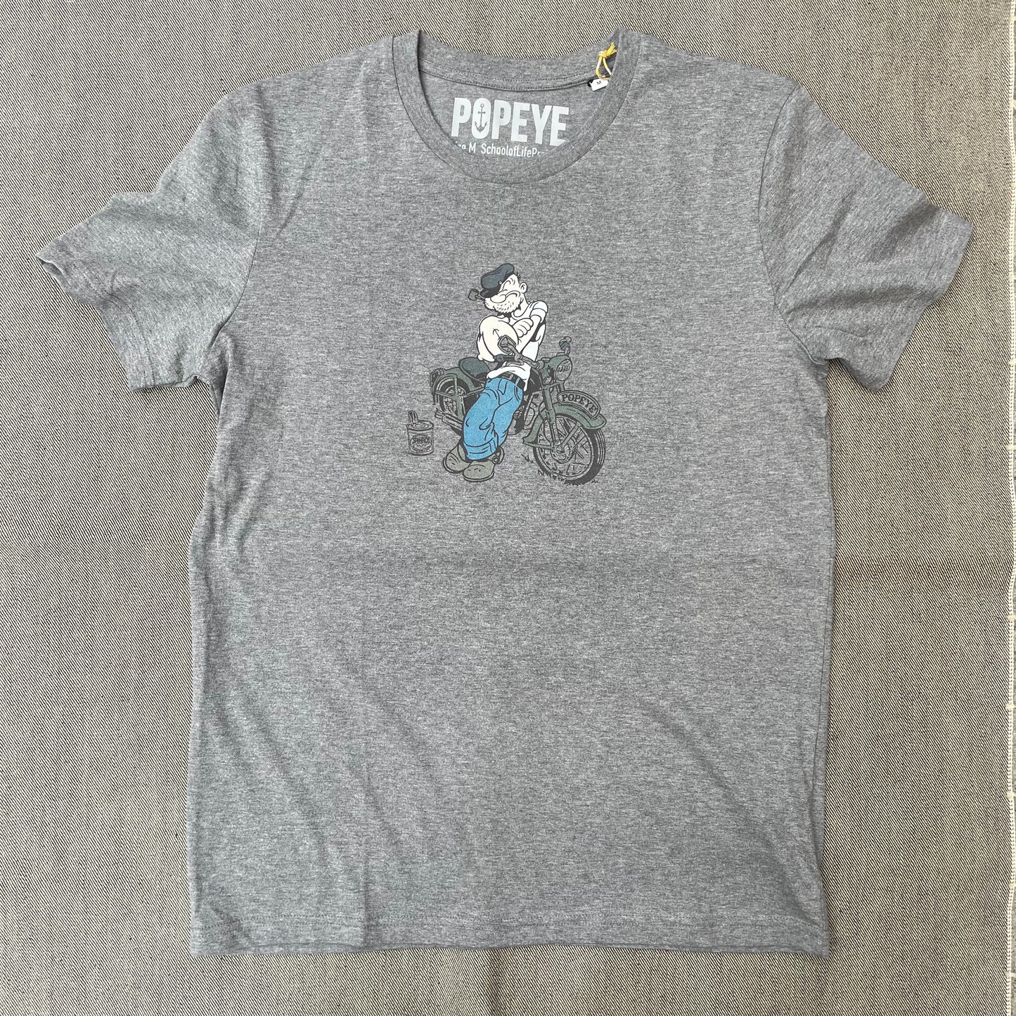 School of Life Projects - Popeye Biker Tee (grey)