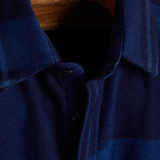 Portuguese Flannel - Arquive Blue Check Flannel