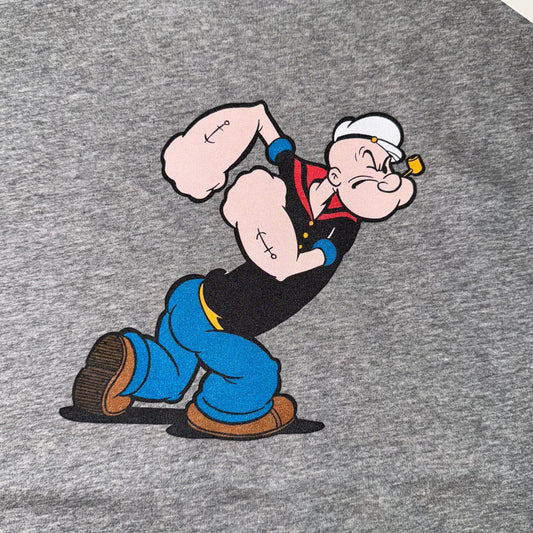 School of Life Projects - Marching Popeye Ringer Tee (grey/navy)
