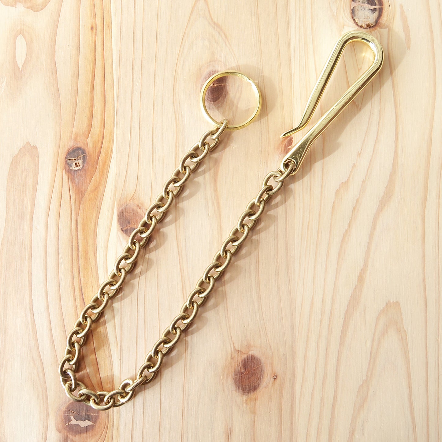 Kobashi Studio - Oval Chain w Hook Brass M