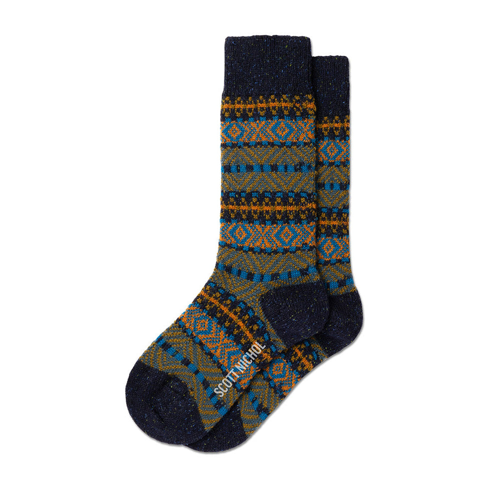Pantherella - Scott-Nichol Beck 01 Navy Fleck