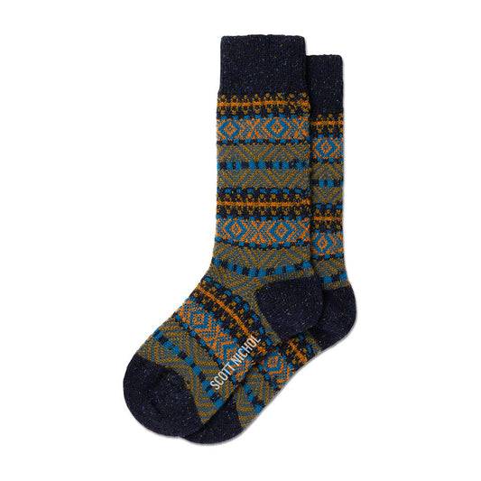 Pantherella - Scott-Nichol Beck 01 Navy Fleck