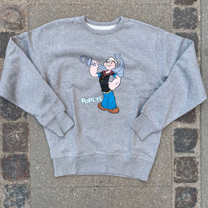 School of Life Projects - Popeye Crew Sweat (Grey Mel)
